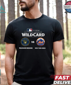 Milwaukee Brewers Vs New York Mets 2024 MLB National League Wild Card Shirt