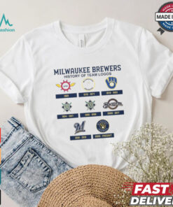Milwaukee Brewers history of team logos shirt