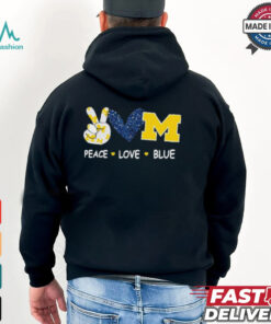 Milwaukee Brewers peace love blue shirt