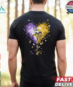 Minnesota Vikings Crystal Heart Shirt