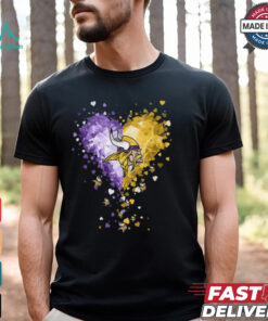 Minnesota Vikings Crystal Heart Shirt