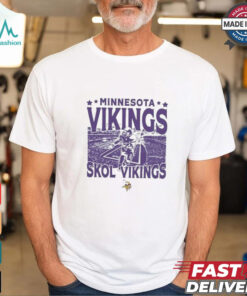 Minnesota Vikings Gameday Skol Vikings Vintage Stadium Shirt