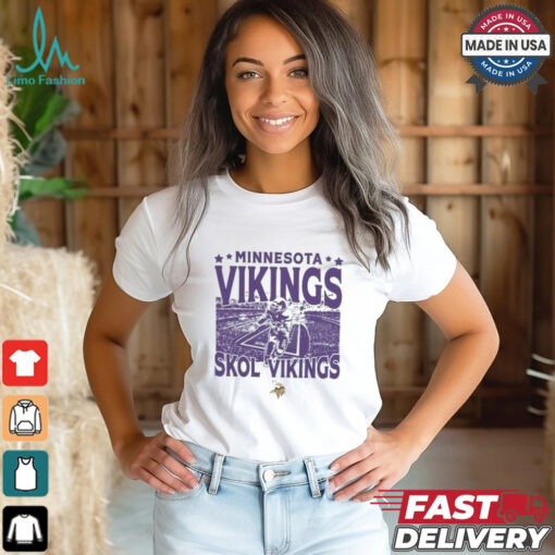 Minnesota Vikings Gameday Skol Vikings Vintage Stadium Shirt