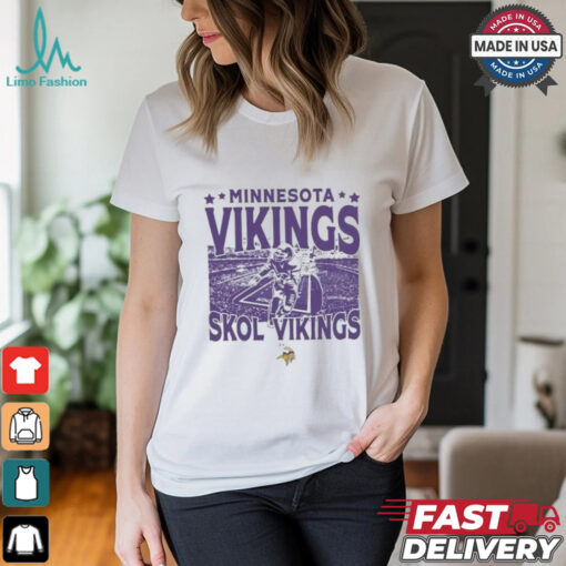 Minnesota Vikings Gameday Skol Vikings Vintage Stadium Shirt