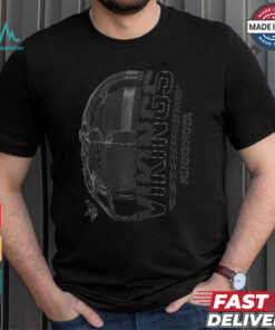 Minnesota Vikings Half Helmet Logo T Shirt
