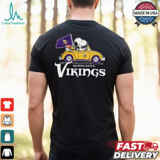 Minnesota Vikings Snoopy Road Trip T Shirt