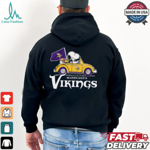 Minnesota Vikings Snoopy Road Trip T Shirt