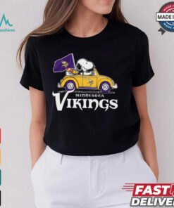 Minnesota Vikings Snoopy Road Trip T Shirt