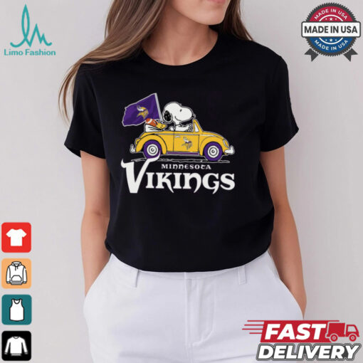 Minnesota Vikings Snoopy Road Trip T Shirt