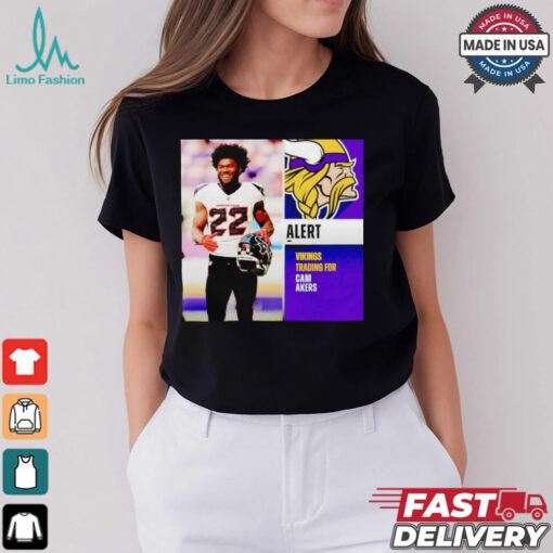 Minnesota Vikings trading for Cam Akers shirt