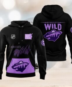 Minnesota Wild x Hockey Fights Cancer 2024 Hoodie