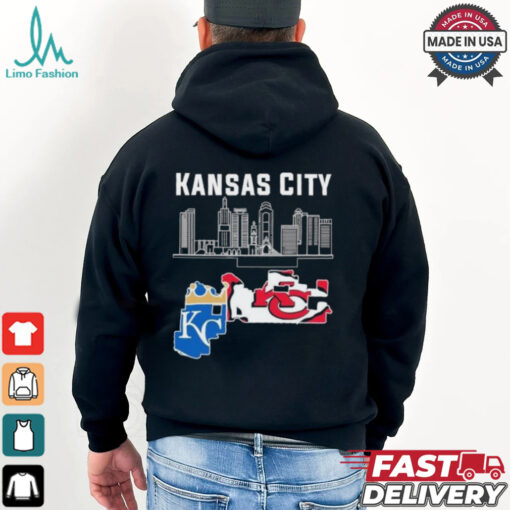 Missouri Skyline Kansas City Chiefs X Kansas City Royals Shirt