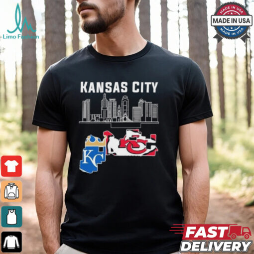 Missouri Skyline Kansas City Chiefs X Kansas City Royals Shirt