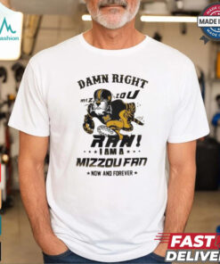 Missouri Tigers Damn Right Mizzou Rah I Am A Forever Mascot Shirt