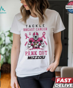 Missouri Tigers Tackle Breast Cancer Pink Out 2024 T Shirt White