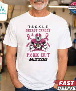 Missouri Tigers Tackle Breast Cancer Pink Out 2024 T Shirt White