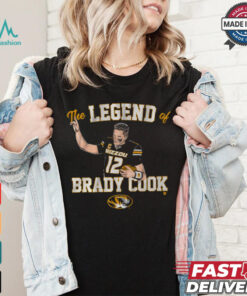 Mizzou Football The Legend Of Brady Cook T Shirt