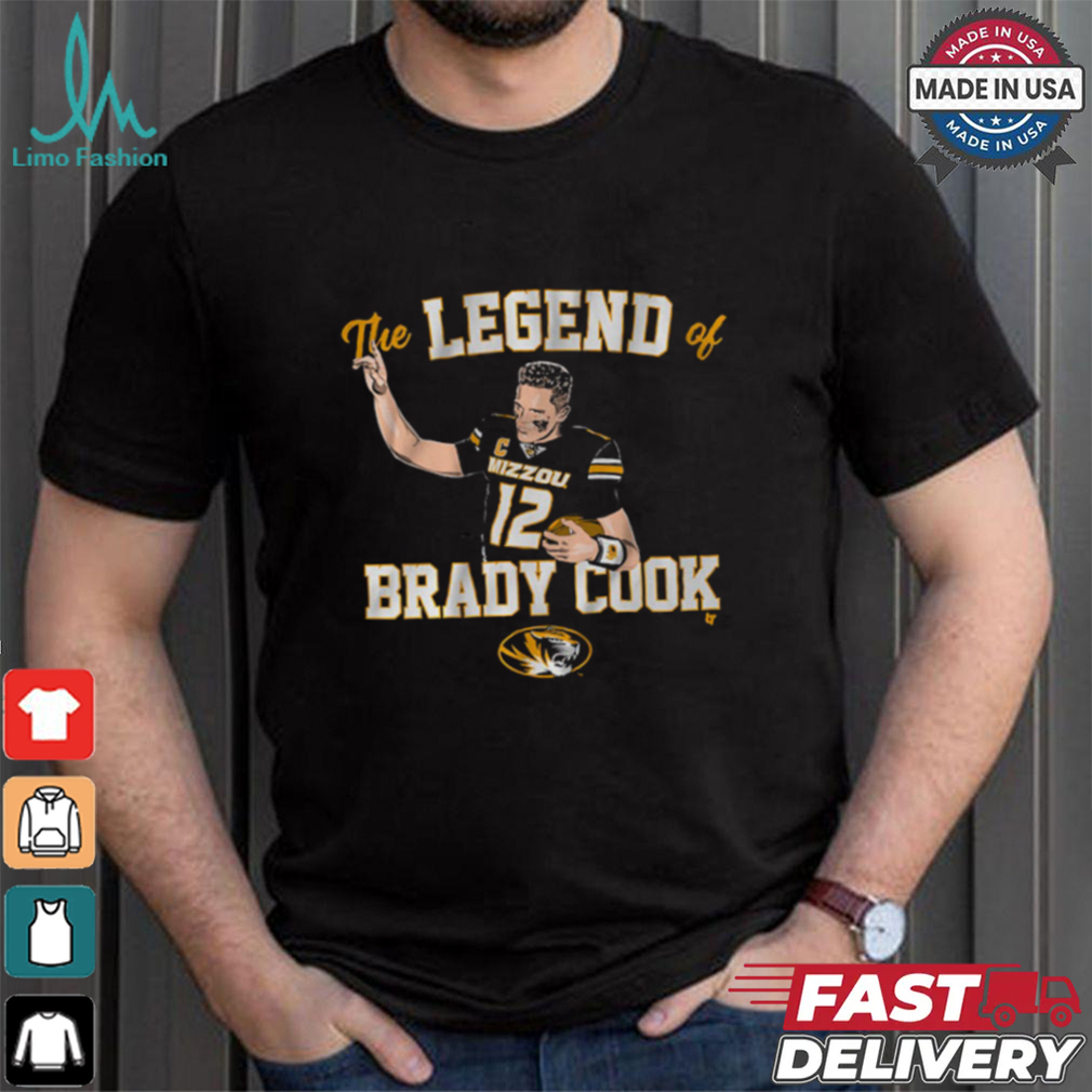 Mizzou Football The Legend Of Brady Cook T Shirt Mizzou Football The Legend Of Brady Cook T Shirt