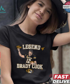 Mizzou Football The Legend Of Brady Cook T Shirt
