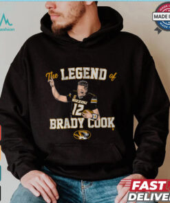 Mizzou Football The Legend Of Brady Cook T Shirt