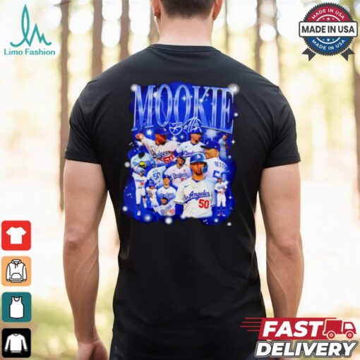 Mookie Betts Bootleg Los Angeles Dodgers baseball shirt