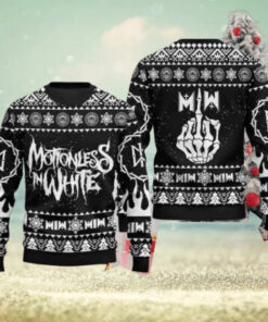 Motionless In White Band Christmas Sweater Chirstmas Gifts 2024 Xmas For Family And Friends Ugly Sweater