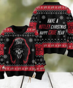 Motley Crue Have A Motley Christmas Happy Crue Year Ugly Christmas Sweater Chirstmas Gifts 2024 Xmas For Family And Friends Ugly Sweater