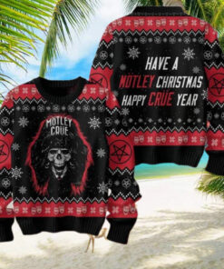 Motley Crue Have A Motley Christmas Happy Crue Year Ugly Christmas Sweater Chirstmas Gifts 2024 Xmas For Family And Friends Ugly Sweater