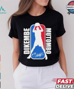 NBA Dikembe Mutombo No. 55 signature logo shirt