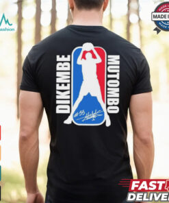 NBA Dikembe Mutombo No. 55 signature logo shirt