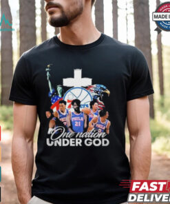 NBA Philadelphia 76ers One Nation Under God Vintage 2024 Shirt