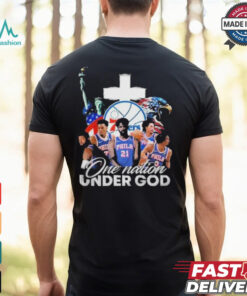 NBA Philadelphia 76ers One Nation Under God Vintage 2024 Shirt