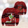 NCAA Wisconsin Badgers Sneaky Grinch Christmas 2024 Ugly Sweater