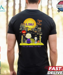 NCAA LSU Tigers Snoopy Bring The Heat 2024 T Shirt