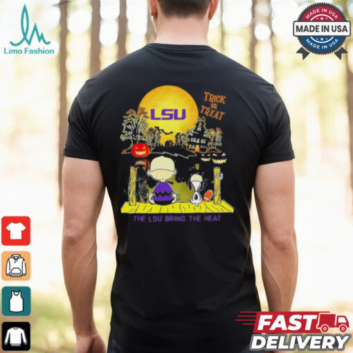 NCAA LSU Tigers Snoopy Bring The Heat 2024 T Shirt