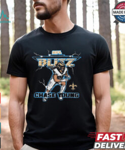 NFL Blitz New Orleans Saints Chase Young t shirt