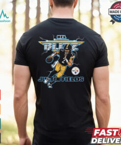 NFL Blitz Pittsburgh Steelers Justin Fields t shirt