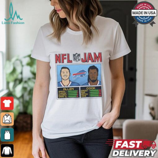 NFL Jam Buffalo Bills Allen And Cook t shirt