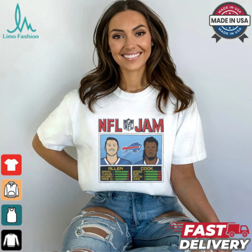 NFL Jam Buffalo Bills Allen And Cook t shirt