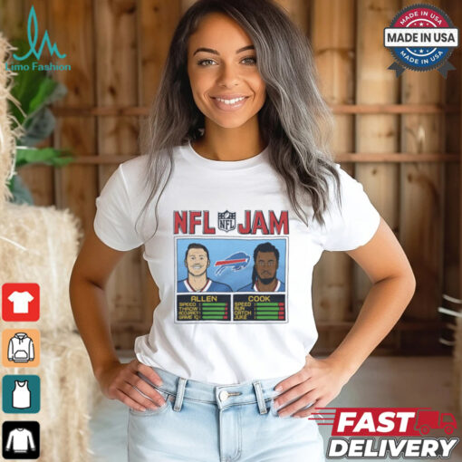 NFL Jam Buffalo Bills Allen And Cook t shirt