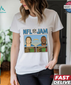 NFL Jam Los Angeles Chargers Herbert And Dobbins 2024 t shirt