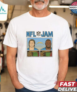 NFL Jam Los Angeles Chargers Herbert And Dobbins 2024 t shirt