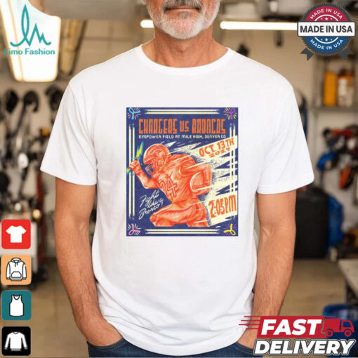 NFL Los Angeles Chargers vs Denver Broncos Final Oct 13th 2024 Fight Like A Bronco Poster t shirt