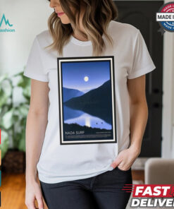 Nada Surf Moon Mirror Tour 2024 T Shirt White