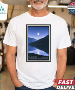 Nada Surf Moon Mirror Tour 2024 T Shirt White