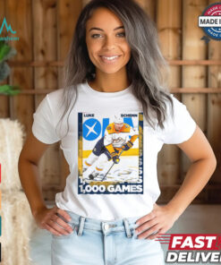 Nashville Predators Congratulations to Luke Schenn for reaching 1,000 career NHL games Poster t shirt