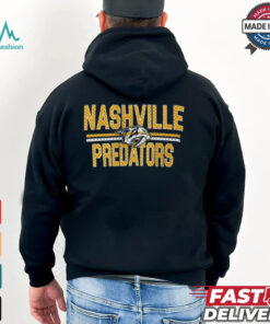 Nashville Predators Starter Mesh Look Team Name Logo Pullover shirt