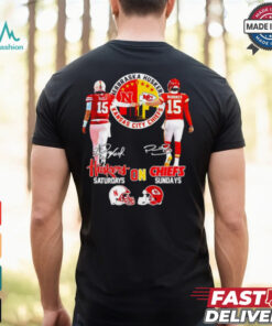 Nebraska Huskers on Saturdays and Kansas City Chiefs on Sundays shirt