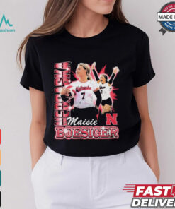 Nebraska Volleyball Maisie Boesiger 90s Retro t shirt