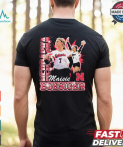 Nebraska Volleyball Maisie Boesiger 90s Retro t shirt
